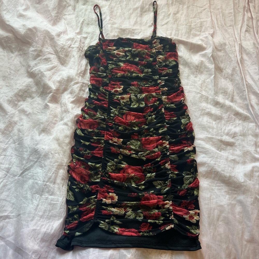 Floral mini dress